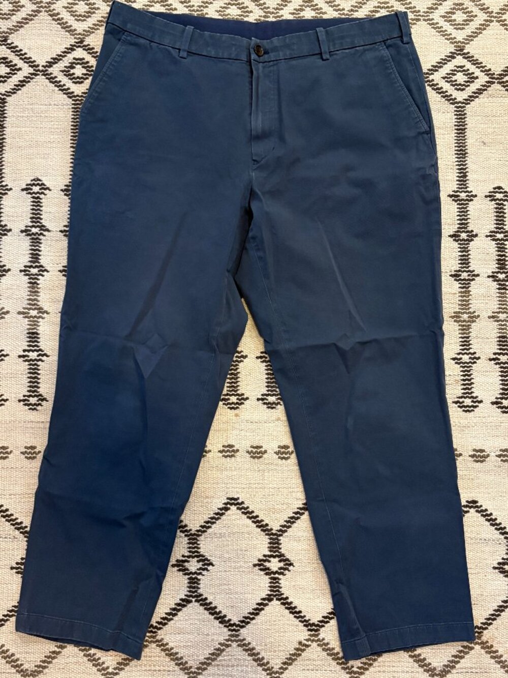 UNIQLO Smart Ankle Pants 2-Way Stretch Blue XL
